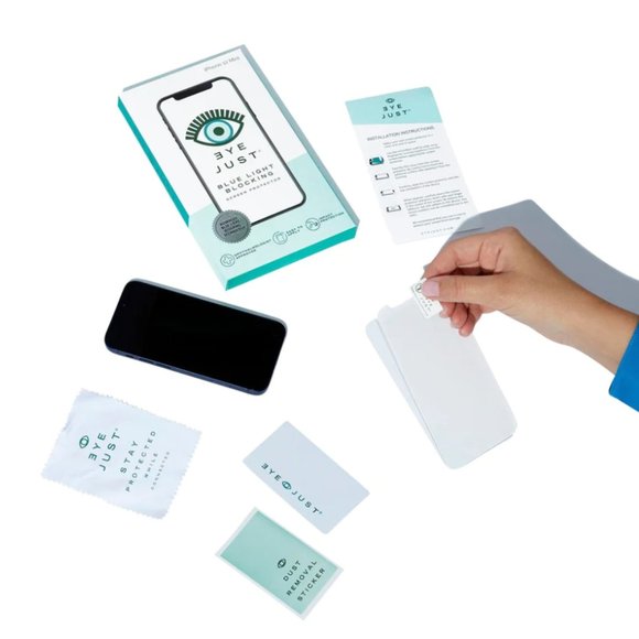 EyeJust Blue Light Blocking Screen Protector for iPhone XS - Picture 2 of 8